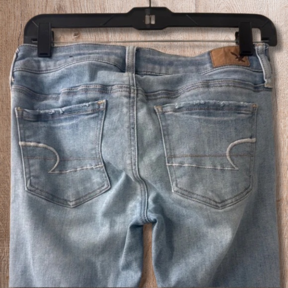 American Eagle Outfitters Blue Skinny Jeans with Modern Fit - Picture 4 of 5